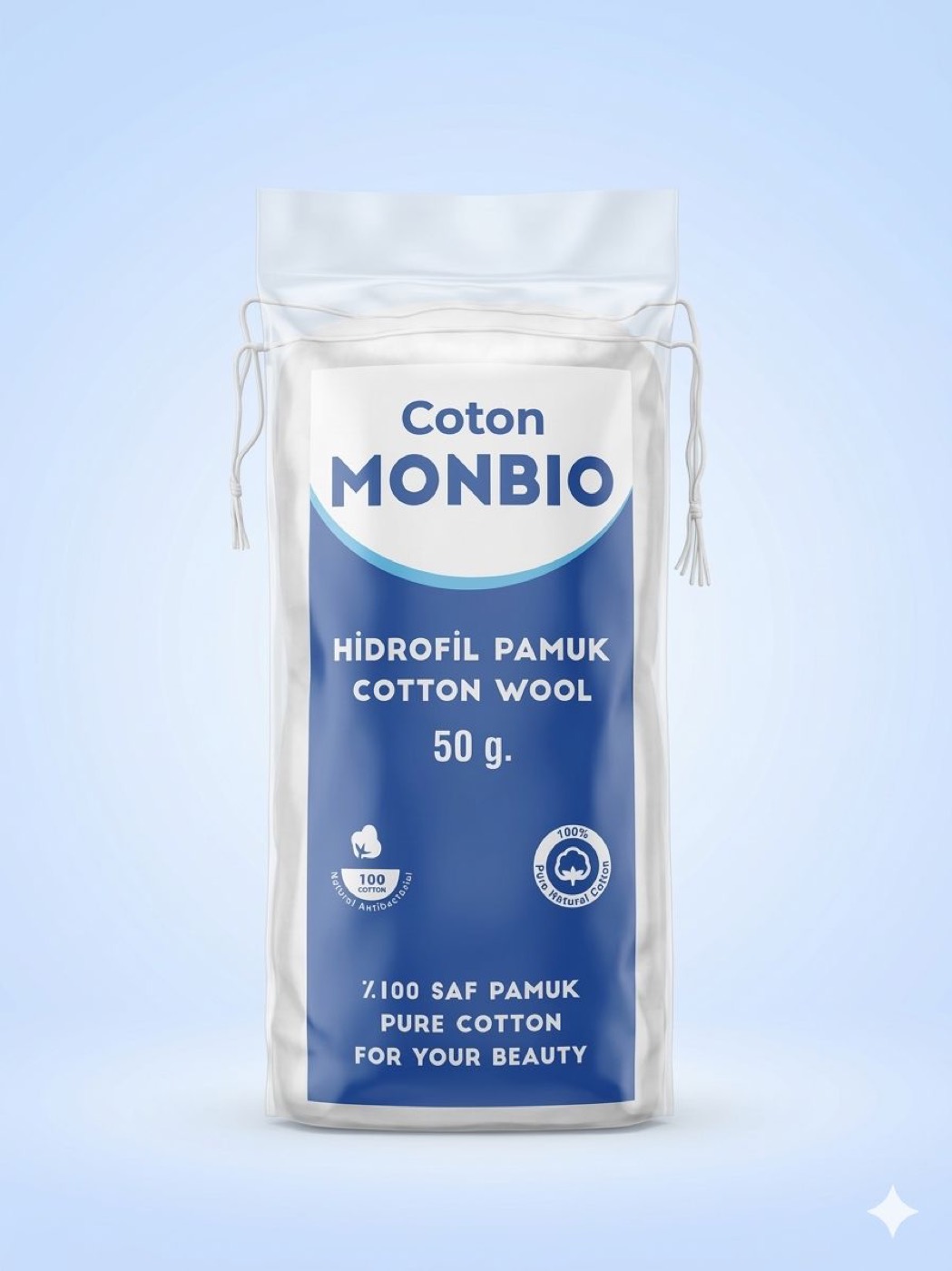Coton Hydrophile Monbio — 50g